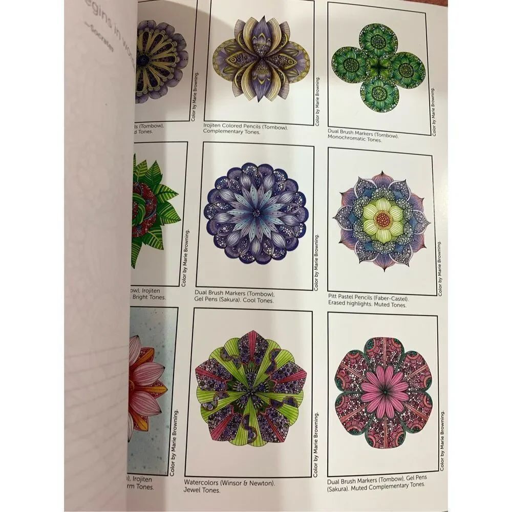 Two Adult Coloring Books - Picture 7 of 7
